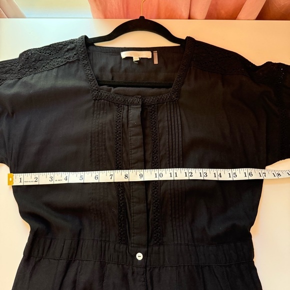 Loveshackfancy Edie Dress in Black Lace and Cotton Medium - Picture 13 of 14